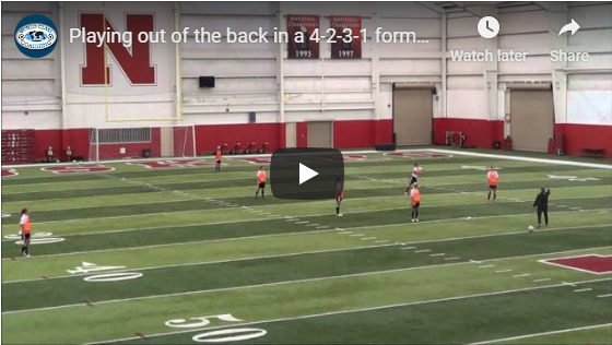 Playing Out Of The Back 4 2 3 1 Formation Soccer Toolbox